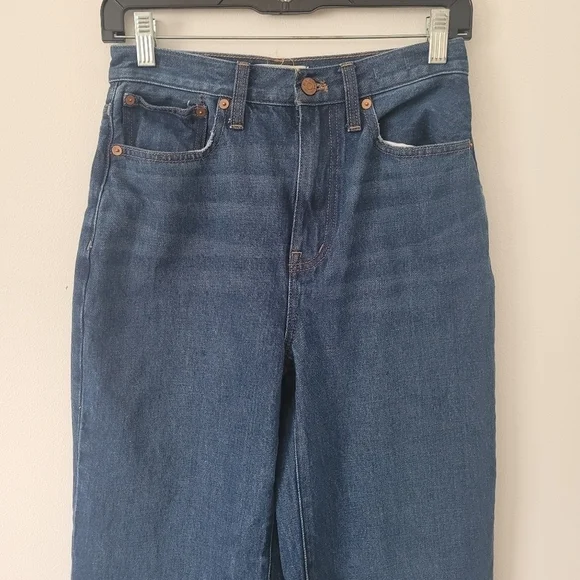 Madewell Baggy Straight Leg Jeans Mom jeans Size 24 - Picture 3 of 14